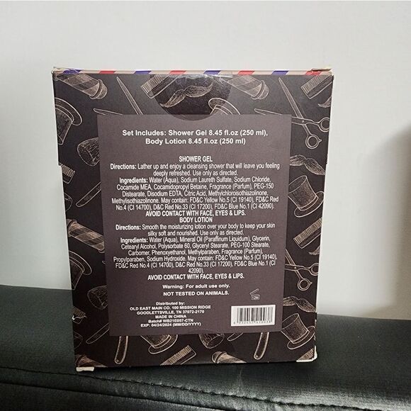 Man's Daily Grooming Bath Set Shower Gel Body Lotion New Sealed. Father's Day - Picture 2 of 2